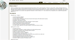 Desktop Screenshot of claire-language.com